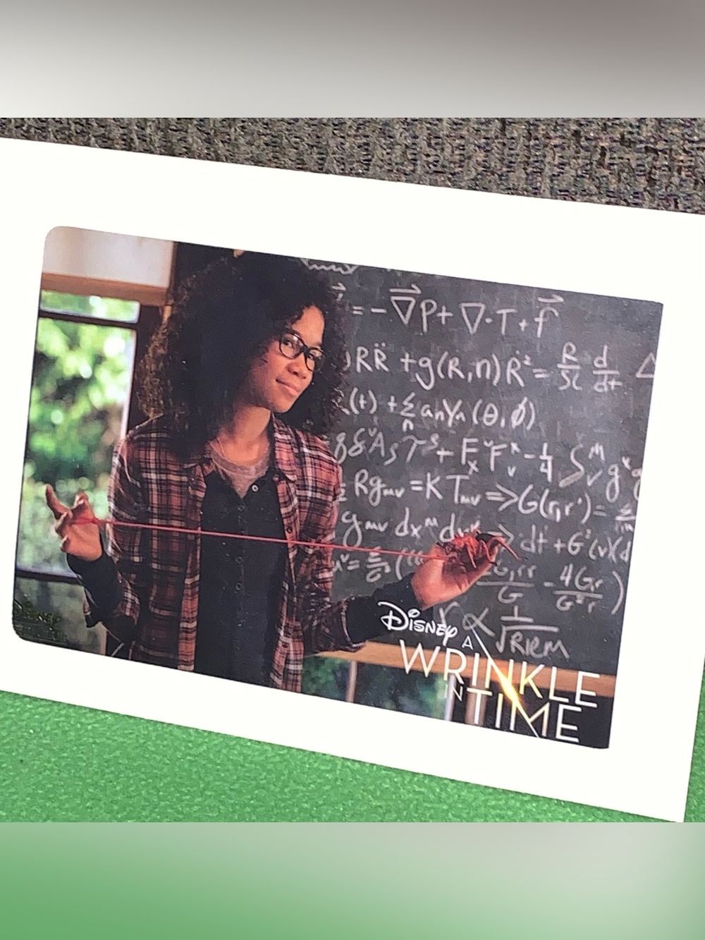 Disney Wrinkle in Time Poster – Black and Red Plaid Outfit